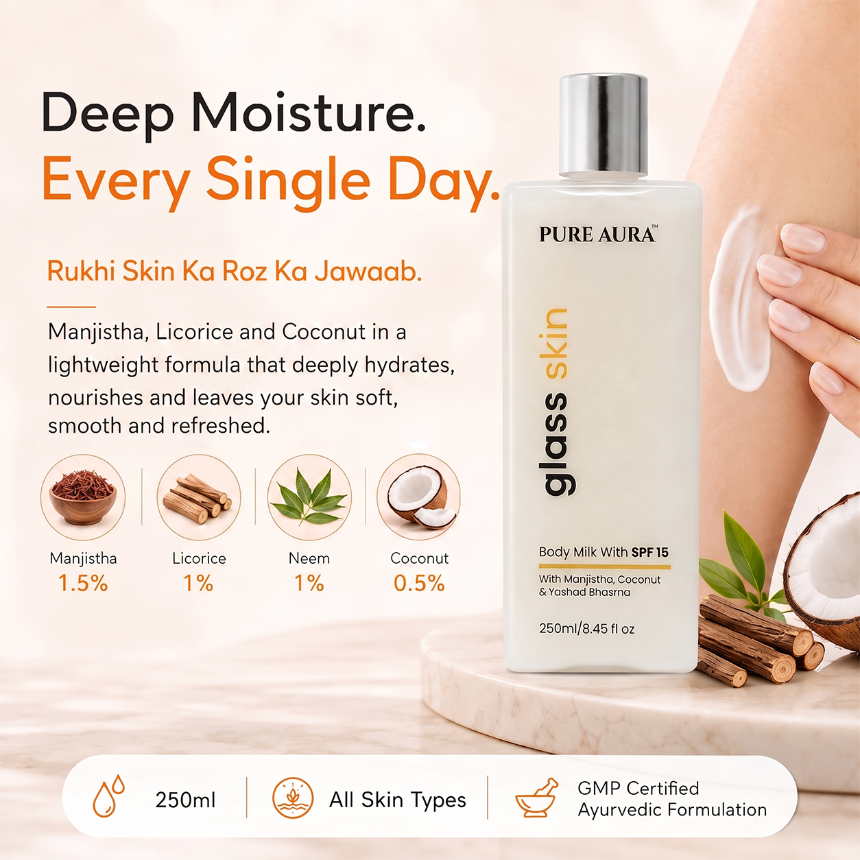 Glass Skin Body Serum Milk (Facial in a Bottle)