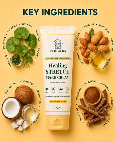 Healing Stretch Mark Cream - 75gm
