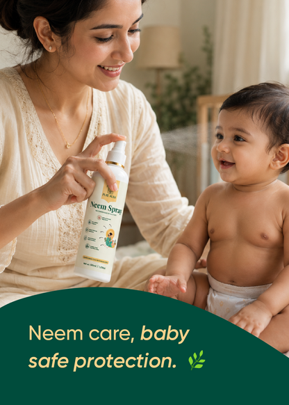 Pure Aura Natural Neem Spray for Babies