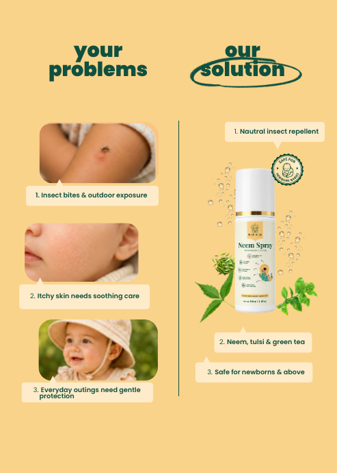 Pure Aura Natural Neem Spray for Babies