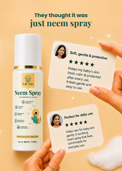 Pure Aura Natural Neem Spray for Babies