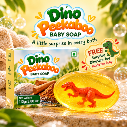 Dino Peekaboo Handmade Baby Soap - 110g