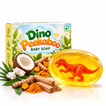Dino Peekaboo Handmade Baby Soap - 110g